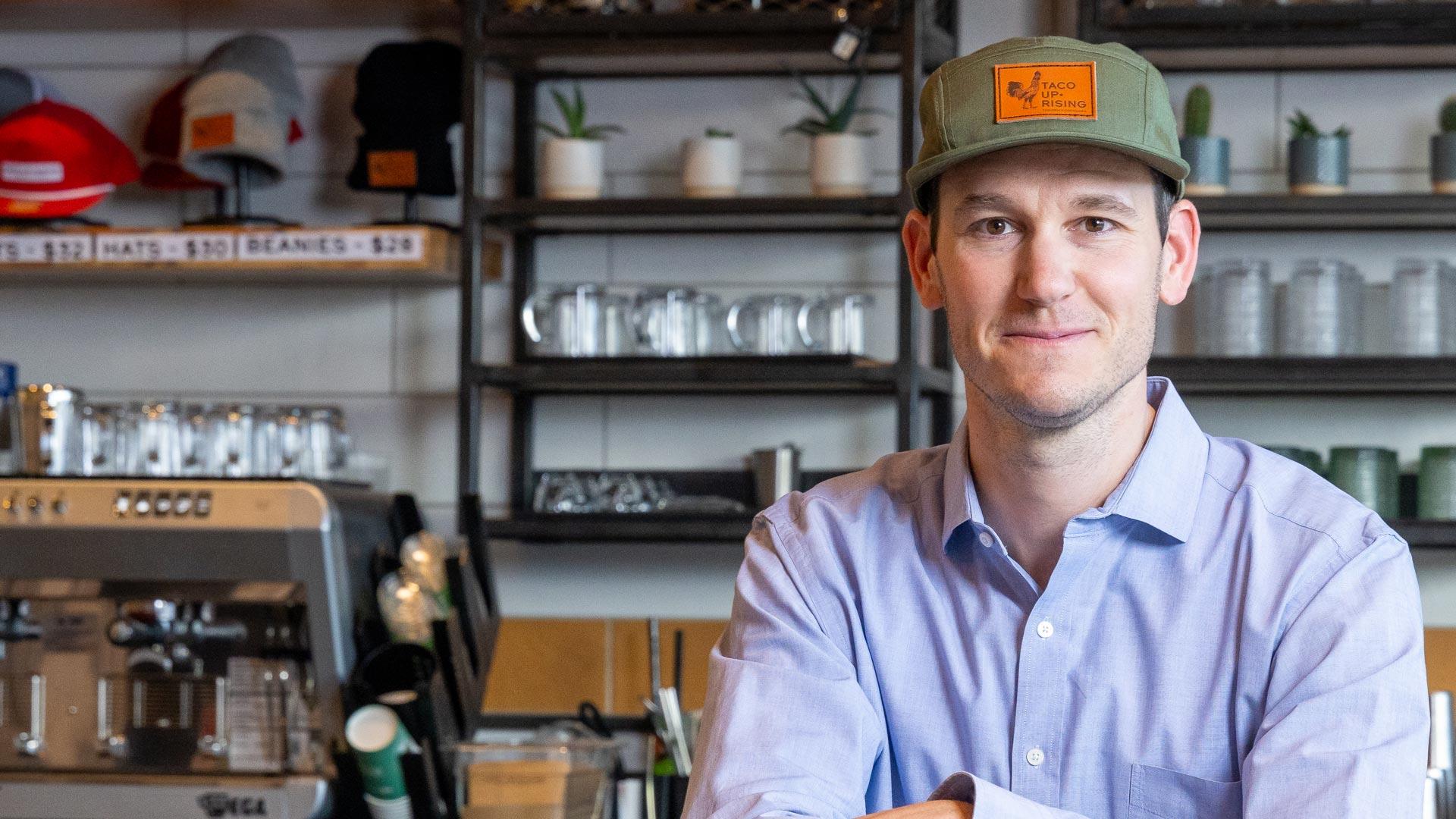 CU Denver graduate running his business
